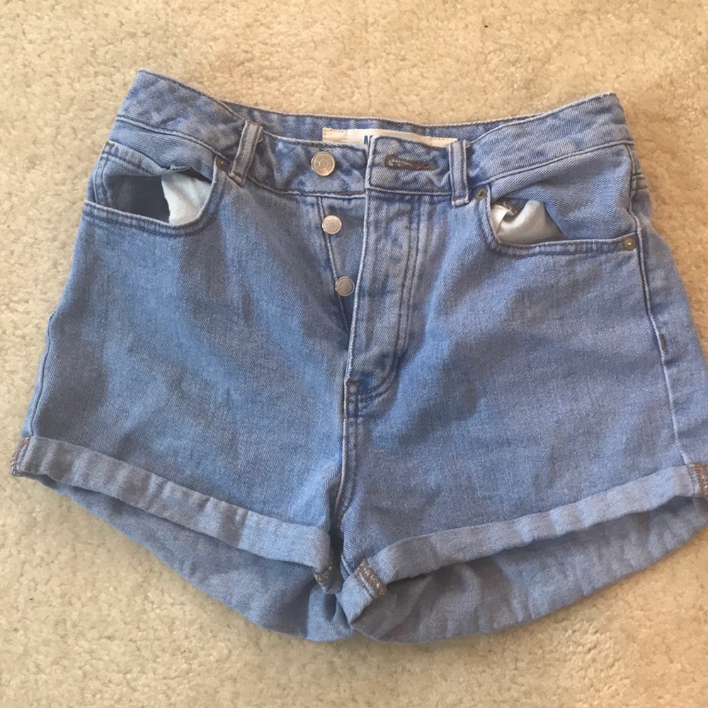 Brandy Melville high waisted jean shorts